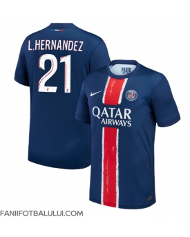 Paris Saint-Germain Lucas Hernandez #21 Tricou Fotbal Replică 2024-25 Barbati Acasa